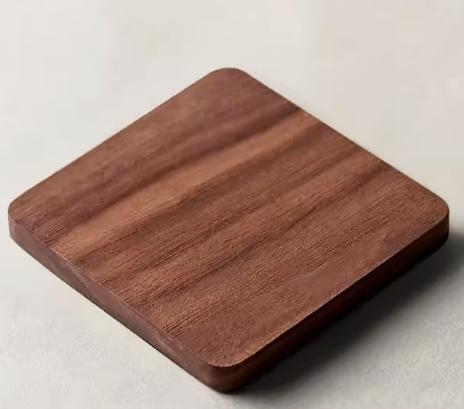 胡桃木杯垫款式三 商品图0