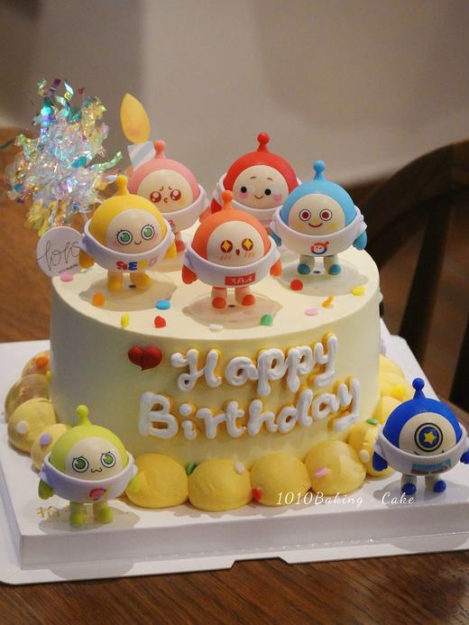 「蛋仔派对」公仔版·100%动物奶油（附图6寸·提前3小时预订） 商品图6