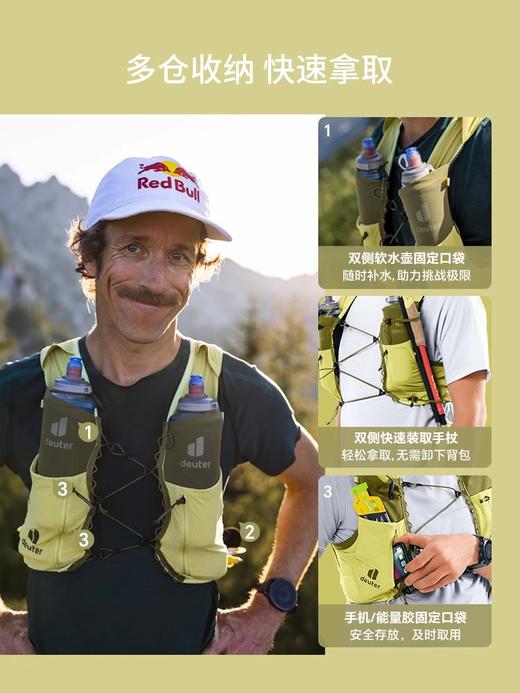德国多特deuter进口越野跑步马甲背心男款马拉松骑行越野跑背包 商品图1