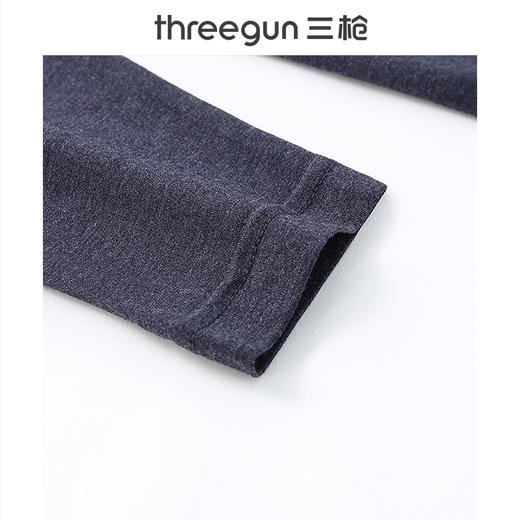 Threegun三枪 【维耐寒薄加暖】半高领男士长袖上衣打底衫-23429A0W1 商品图8