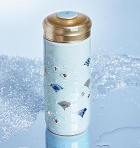 玲珑如意随身杯  双层330ml