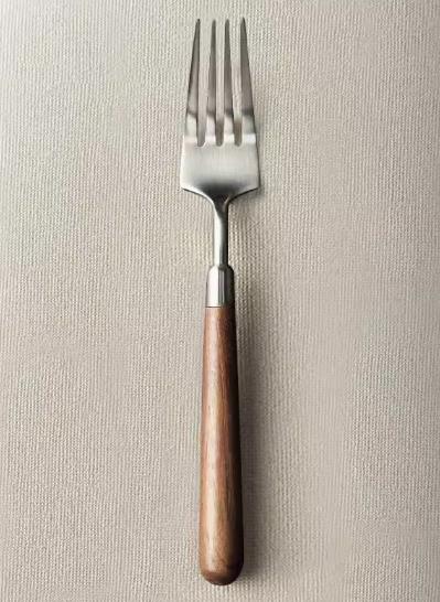 胡桃木主餐叉 商品图0