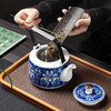 成艺锦上添花 釉下青花瓷景德镇陶瓷茶具套装整套家用提梁壶茶壶茶杯锦上添花古道壶7入 商品缩略图4