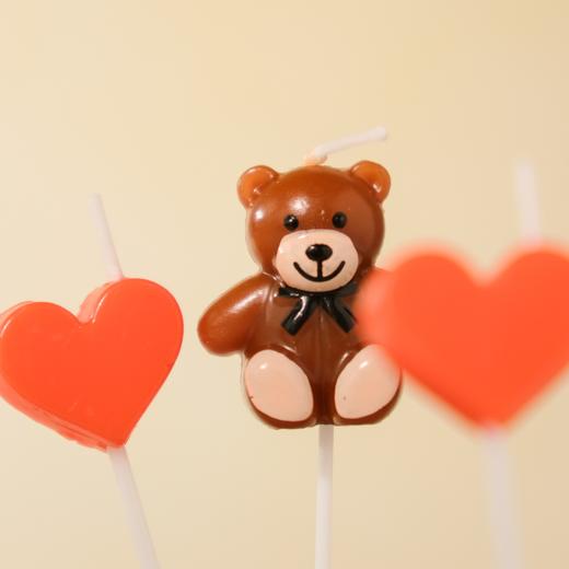 爱心小熊蜡烛配件包 商品图1