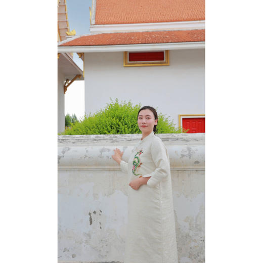  【2026东衣作】中式旗袍连衣裙（24807905白定胜） 商品图3