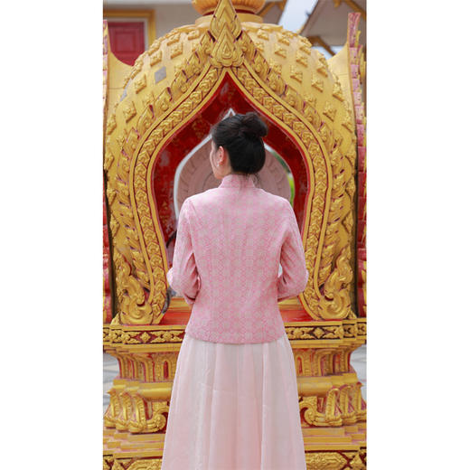 【2026东衣作】中式立领外套（24805927琉璃·宋锦） 商品图3