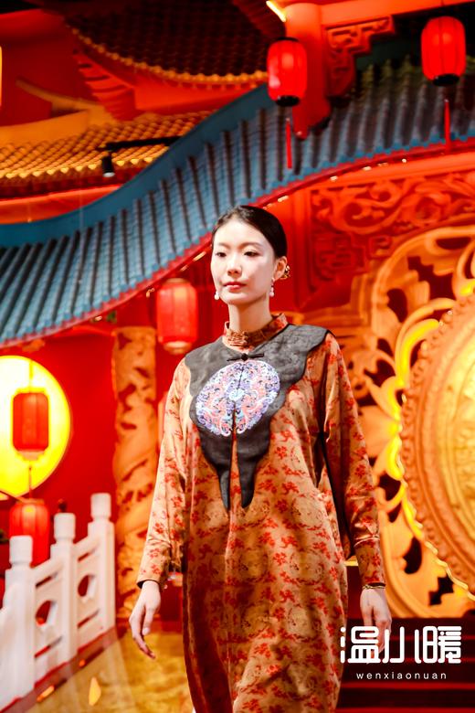 【2025门店同款】凤穿牡丹-中式开衫连衣裙（24807895-祥云瑞彩） 商品图5