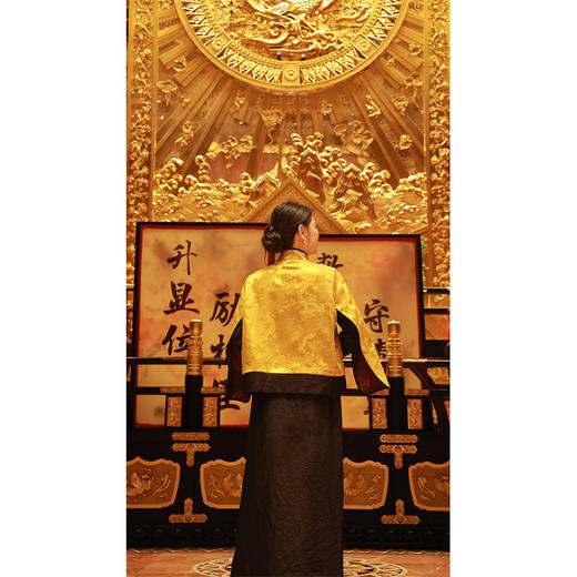 【抖音专属】云螭吟-半裙（23706361C-黑蛟） 商品图4