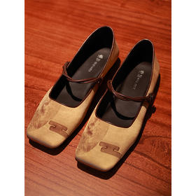 【抖音专属】女单鞋（21C25B-25-95-黄金色）