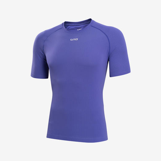 【踏春出发】UTO/悠途向氢男女Coolmax运动短袖圆领吸汗运动户外快干休闲半袖 商品图4