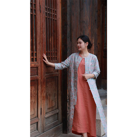 小重山-长款连衣裙（24807926-青鸾） 商品图4