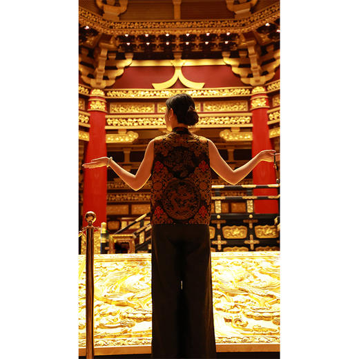 【抖音专属】立领马甲（24704733-玄黄） 商品图5