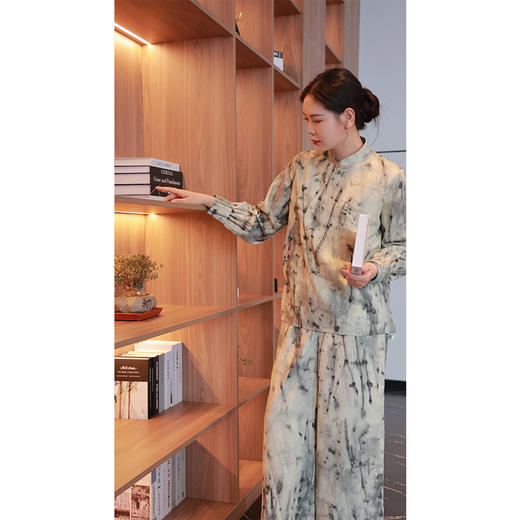 【抖音专属】墨影-阔腿裤（24709699-香皮） 商品图0