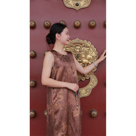 【2025门店同款】玄策-无袖连衣裙（21718235-金垺）