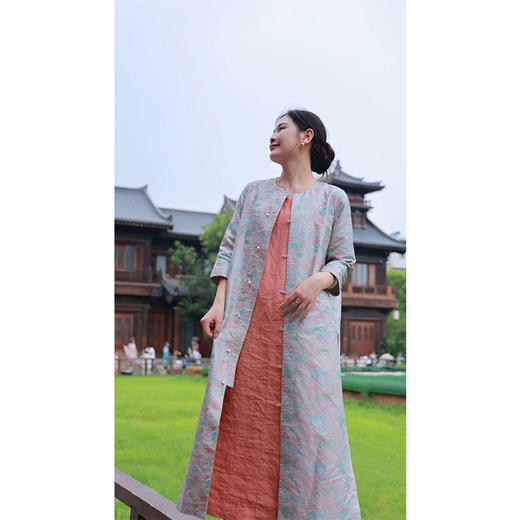 小重山-长款连衣裙（24807926-青鸾） 商品图3