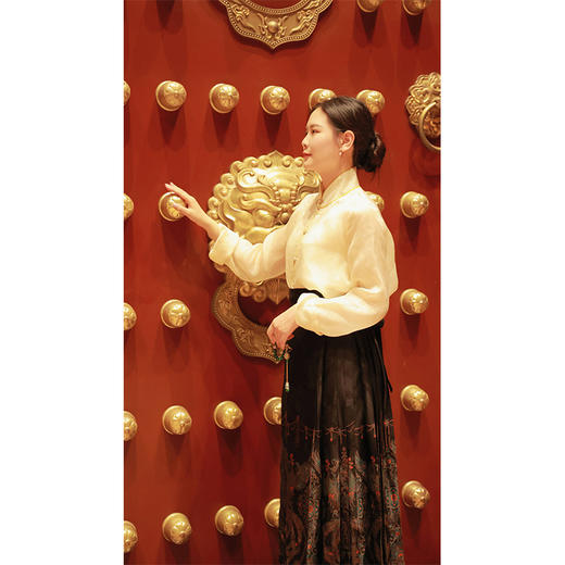 【线上专属】岸芷汀兰-立领衬衫（24810913Y-琉璃） 商品图5