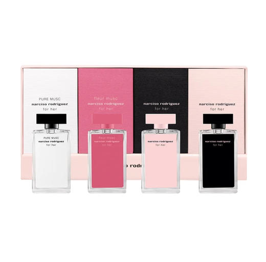 【中小样】纳西索for her系列迷你装香氛礼盒 4*7.5ml 中小样Q香 商品图8