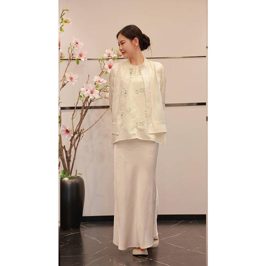 【抖音专属】拼接马甲（24704810-凝脂） 商品图3