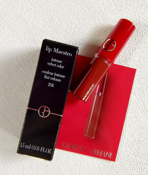 【中小样】阿玛尼红管丝绒唇釉206#  1.5ml口红 商品图5