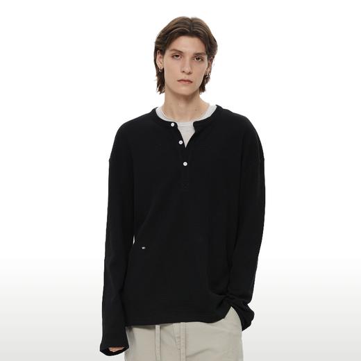 WassupHouse 亨利领长袖T恤 商品图1