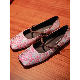 女单鞋（21C25B-25-97-金粉色）