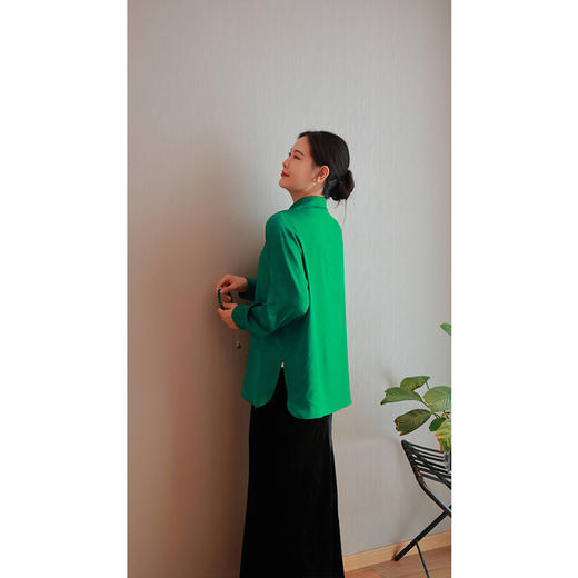 【2026东衣作】惊溪-斜襟衬衫（24810953水吟龙） 商品图3