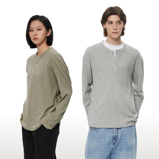 WassupHouse 亨利领长袖T恤 商品图3