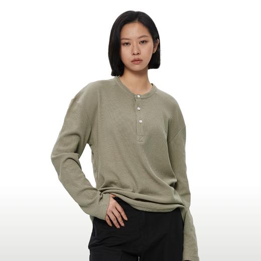 WassupHouse 亨利领长袖T恤 商品图2