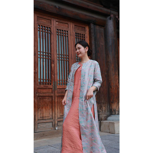 小重山-长款连衣裙（24807926-青鸾） 商品图1