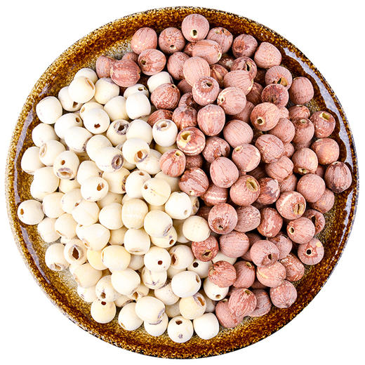 鸳鸯莲子套装576g（有机种植/288克白莲+288克红莲） 商品图4