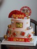 「大福大顺·平安喜乐·福气满满·生日快乐」翻糖巧克力·发财暴富祝寿·100%动物奶油（附图6+8寸双层·提前5天预订） 商品缩略图4