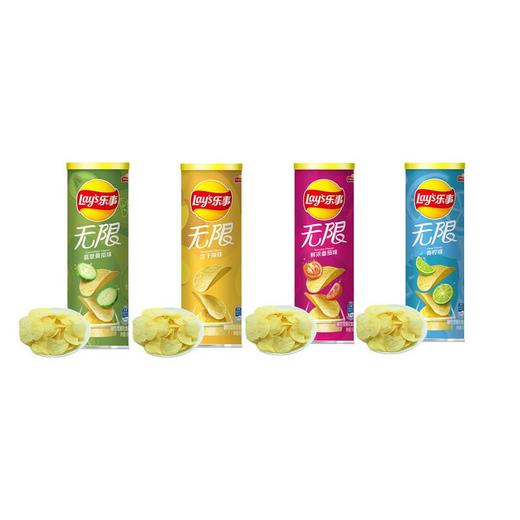 乐事无限薯片90g  原味青柠味黄瓜味浓番茄味 商品图0