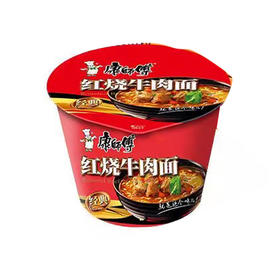 康师傅红烧牛肉面桶面