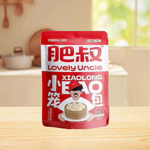 肥叔 老面鲜肉小笼包 肉馅鲜美 老面发酵 72小时发货 商品图0