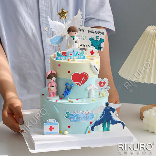 🫡致敬天使 | 低糖鲜果医师节蛋糕 商品图2