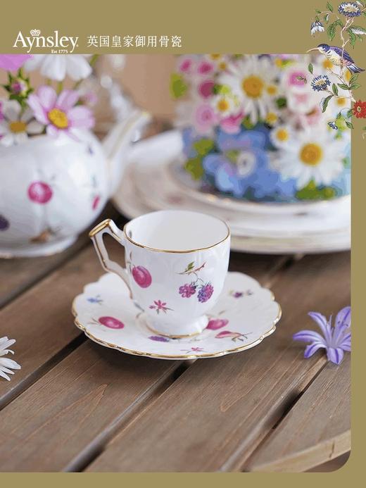 英国Aynsley安斯丽弗罗里达Florida系列骨瓷咖啡杯碟下午茶茶具餐具 商品图8