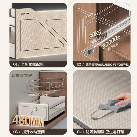 酷太Ⅳ【魔法碗碟抽】- 开门式 商品图1