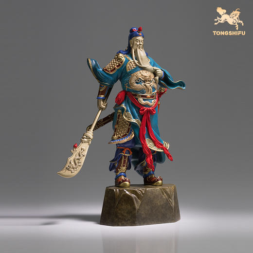 铜师傅《关圣》客厅桌面铜关公摆件 家居装饰工艺品 商品图3