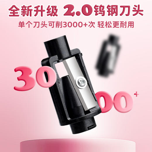 【可爱卡通咔巴熊 全自动卷笔刀】清新童趣，萌趣公仔卡通造型，无声的削笔声，小学生专用，让写字变得更加快乐！ 商品图3