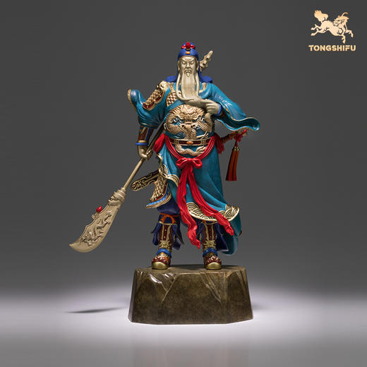铜师傅《关圣》客厅桌面铜关公摆件 家居装饰工艺品 商品图1