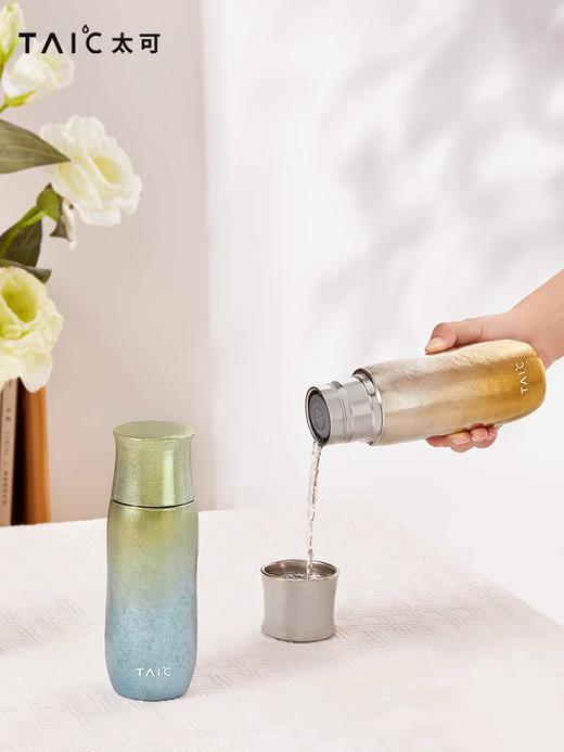 TAIC太可纯钛保温杯臻享·焖茶杯285ml（绿萝青PRO） 商品图7