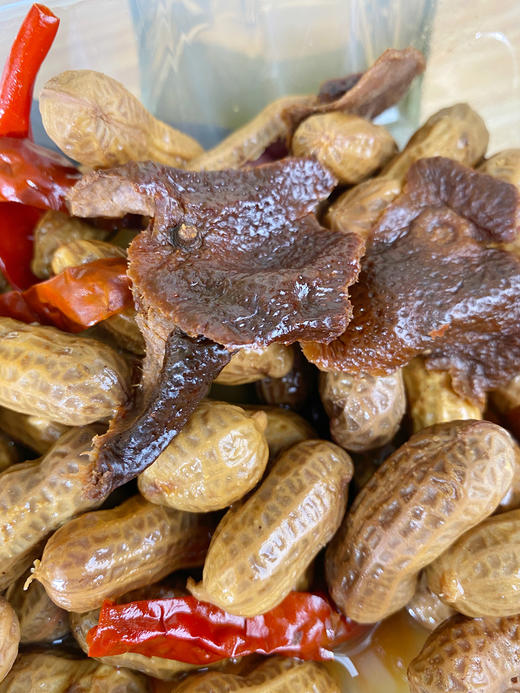 新会陈皮卤花生 原味 香辣味 250g/盒 商品图3