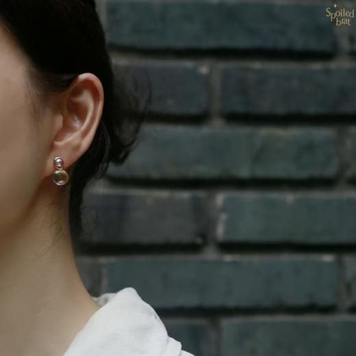 SpoiledBrat Jewelry奇妙的紫绿晶耳钉 商品图2