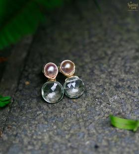 SpoiledBrat Jewelry奇妙的紫绿晶耳钉