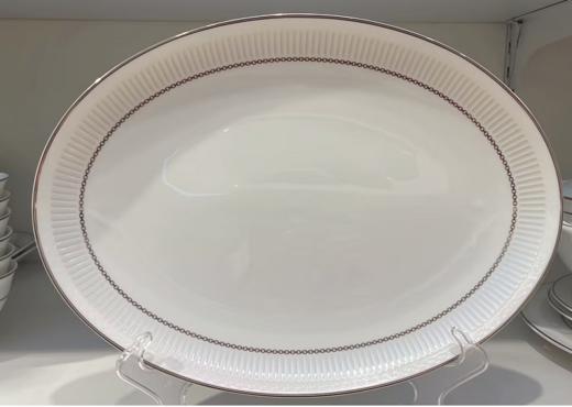 凡瑞斯白色依恋浮雕12人用50头骨瓷餐具【不支持补差，非质量问题不退不换】S 商品图4