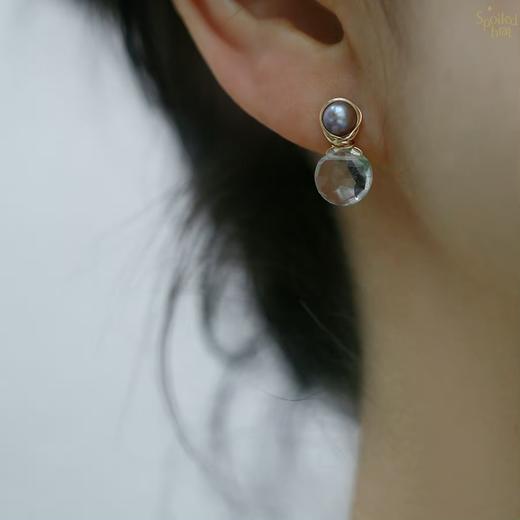 SpoiledBrat Jewelry奇妙的紫绿晶耳钉 商品图3