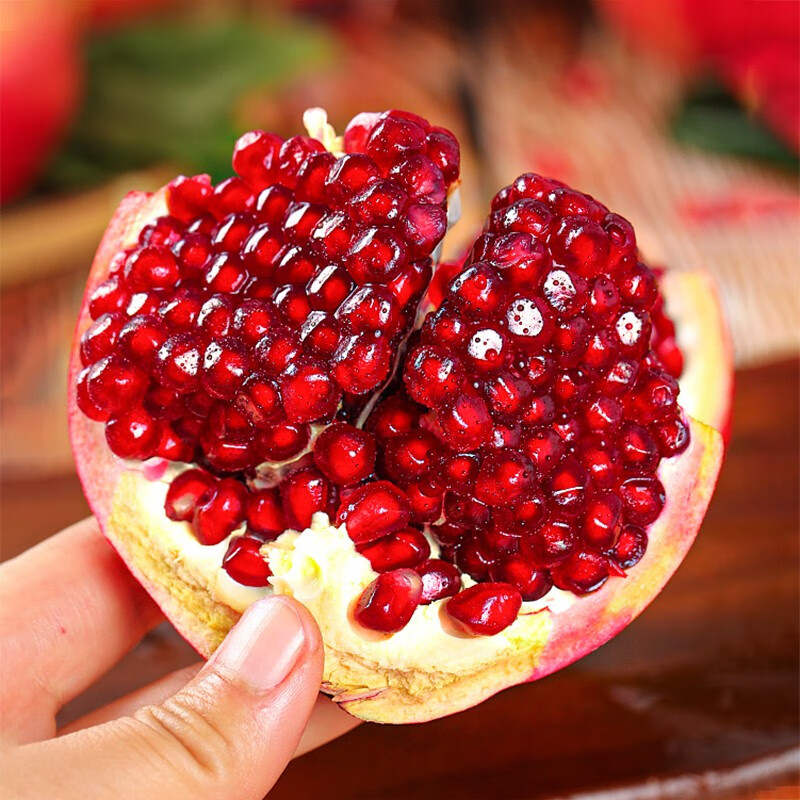 突尼斯软籽石榴 新鲜水果红籽石榴现摘现发