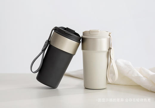 olayks立时保温杯2024新款316不锈钢咖啡杯500ml吸管饮用水杯 商品图2