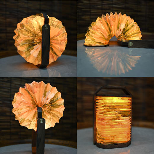 羽诗制造出品 月满花香手提书灯陶瓷茶花扩香器月饼礼盒套装 商品图3