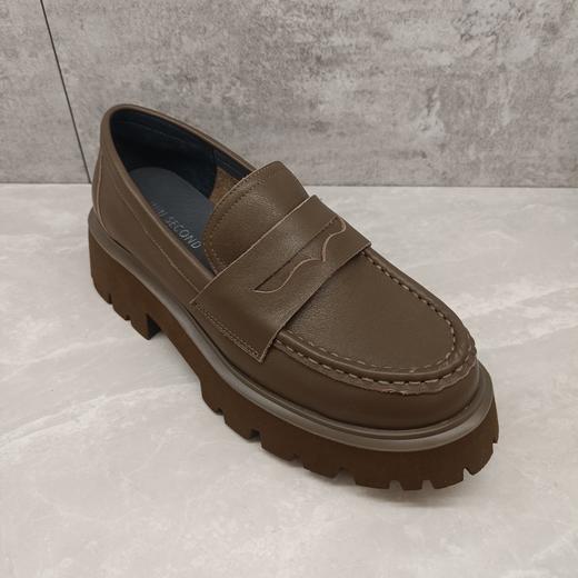 西村名物2023年秋季新款舒适厚底百搭乐福鞋U23CM33921 商品图1